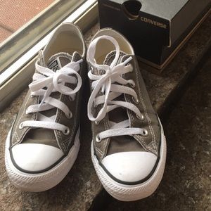 Converse Chuck Taylor Grey Low Top Sneakers